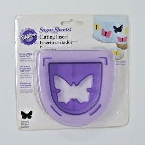 Wilton Sugar Sheets Cutting Insert Butterfly Shape 1907-1014 Discontinued NOS